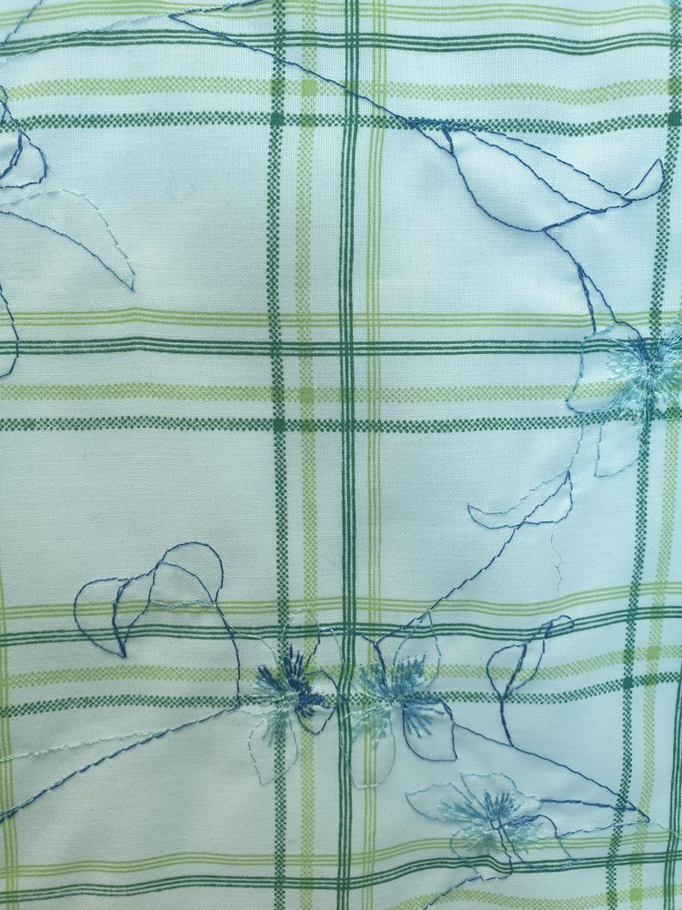 Poplin Fara Elastan Cu Broderie AT1300