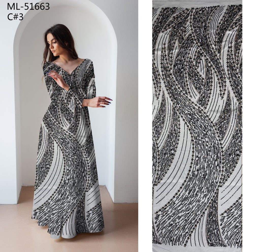 51663 Opulenta Cu Paiete Si Pietre Stralucitoare