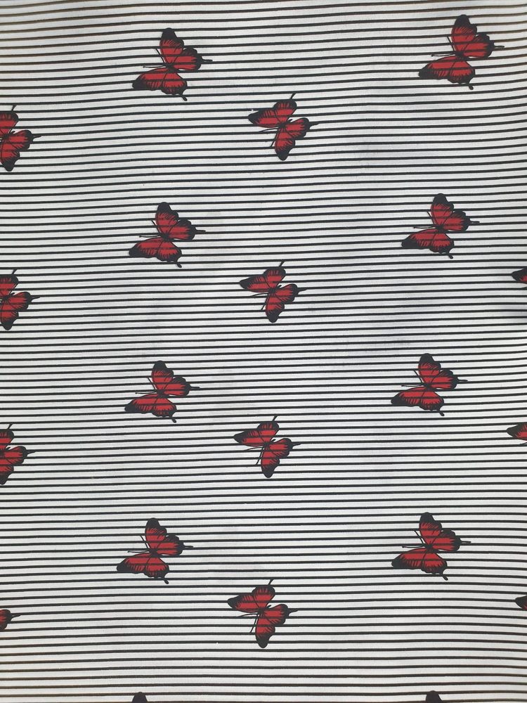 Poplin Imprimat Fara Elastan 51177 D1