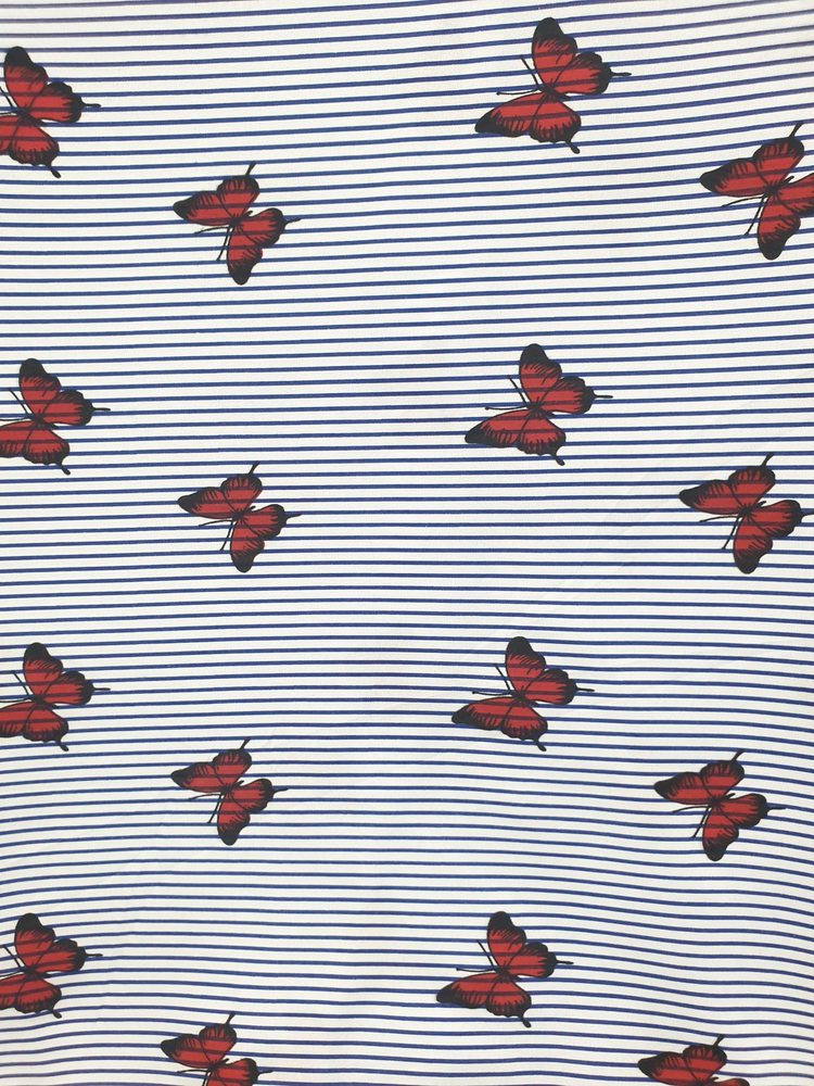 Poplin Imprimat Fara Elastan 51177 D1