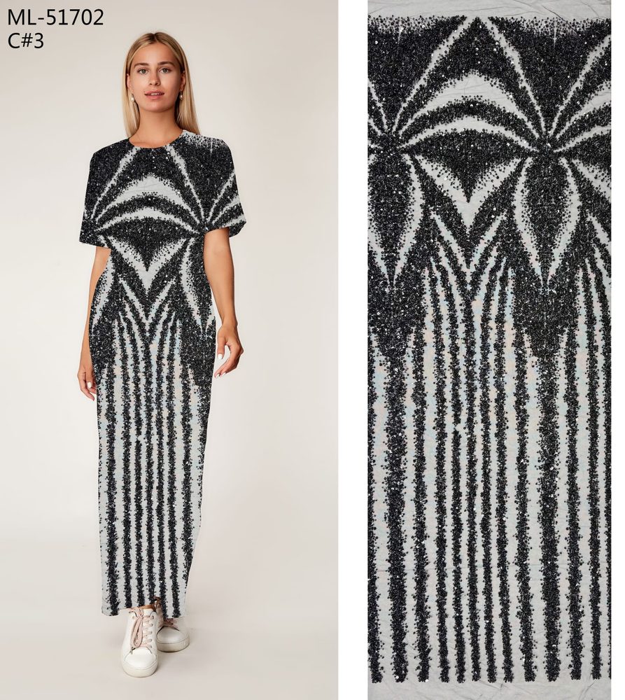 51702 Opulenta Cu Paiete Si Pietre Stralucitoare