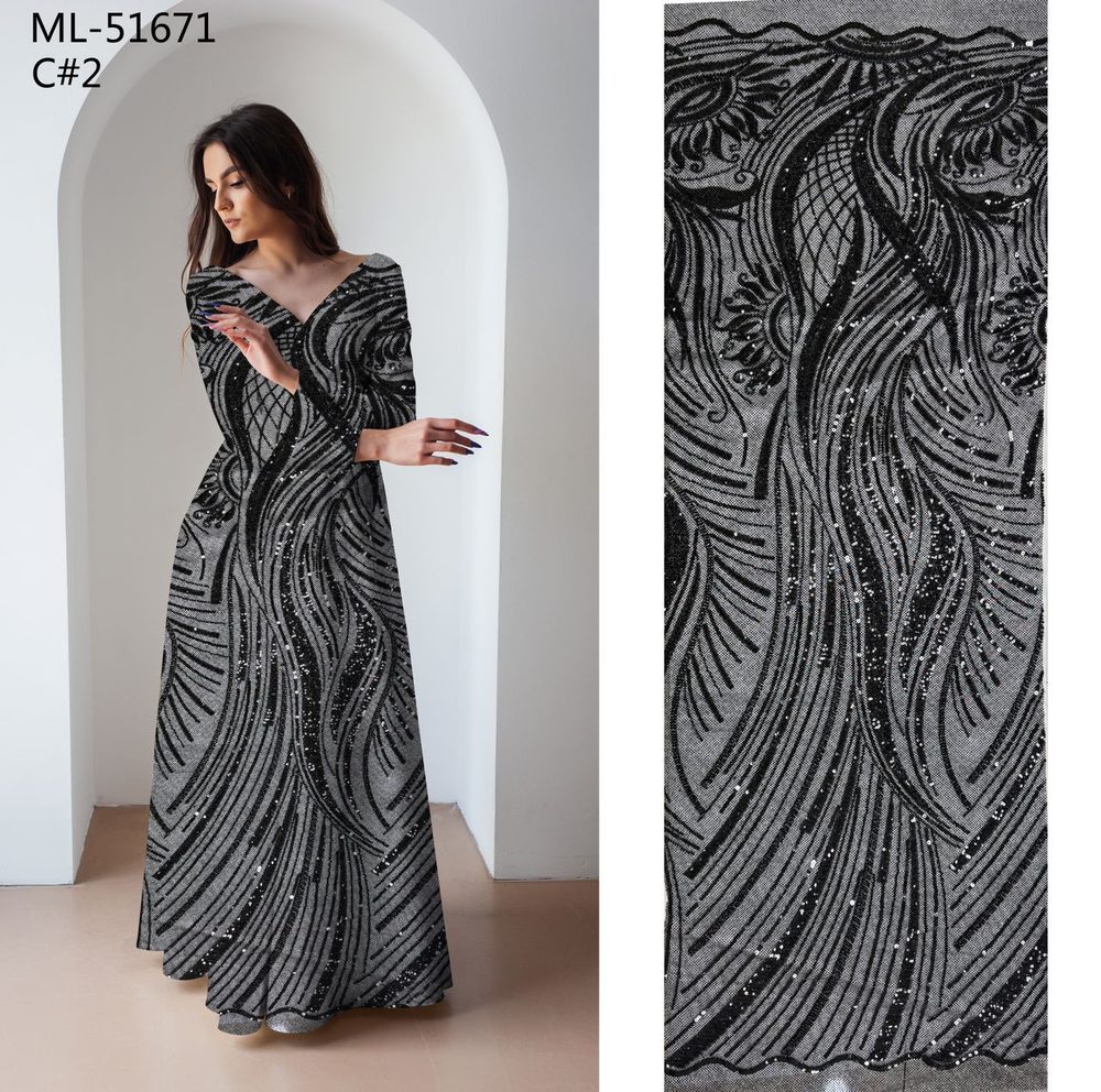 51671 Opulenta Cu Paiete Si Pietre Stralucitoare