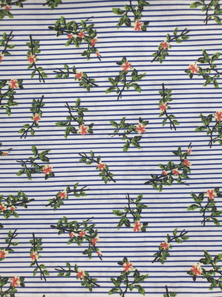 Poplin Imprimat Fara Elastan 51177 D3