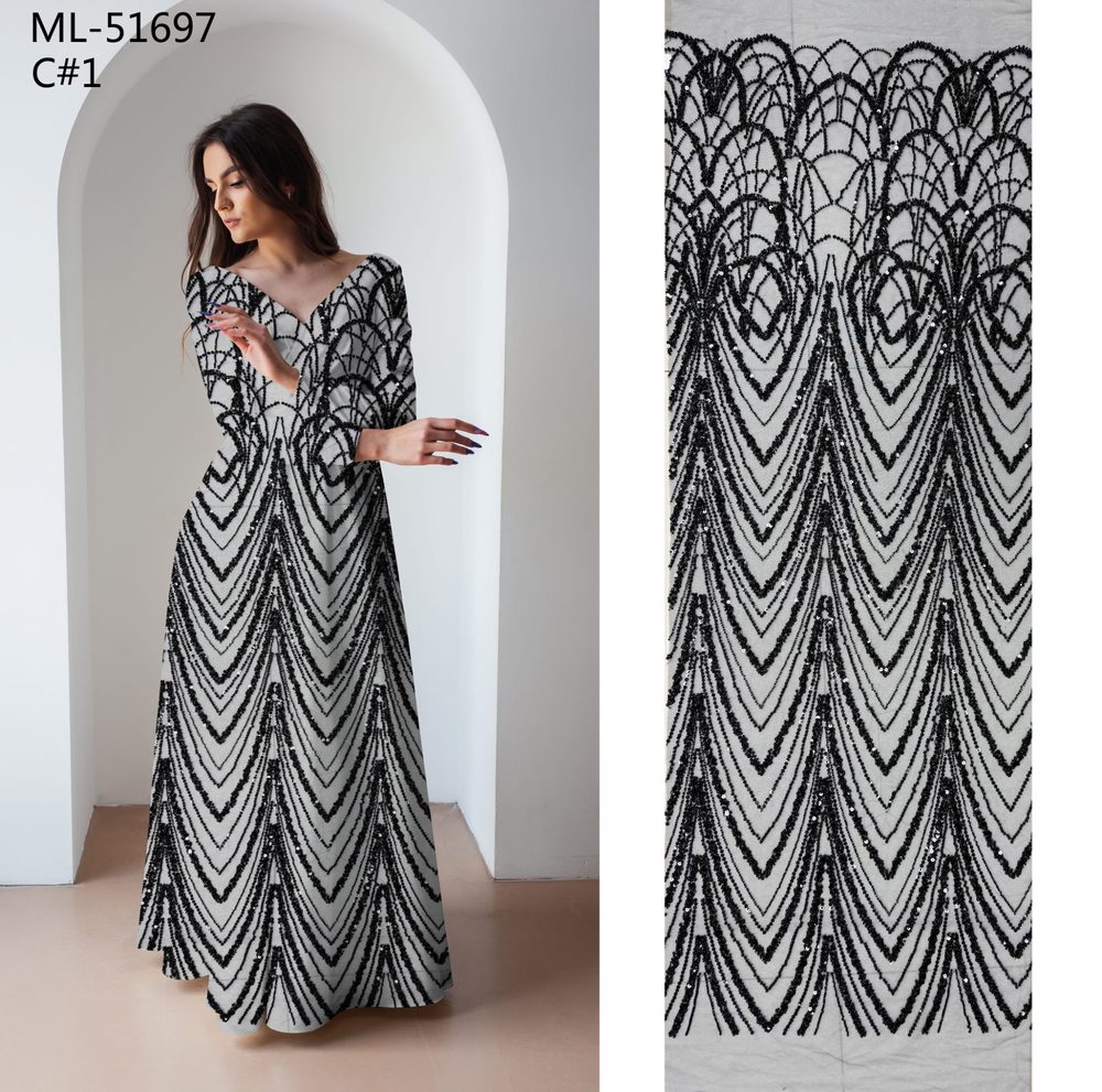51697 Opulenta Cu Paiete Si Pietre Stralucitoare