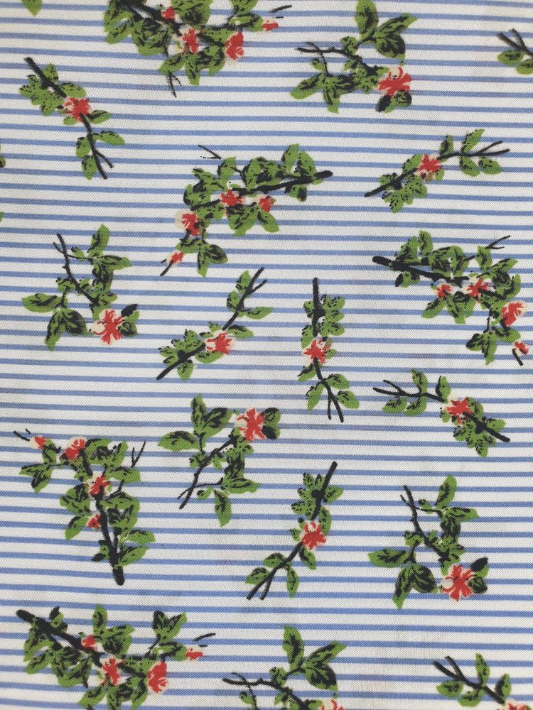 Poplin Imprimat Fara Elastan 51177 D3