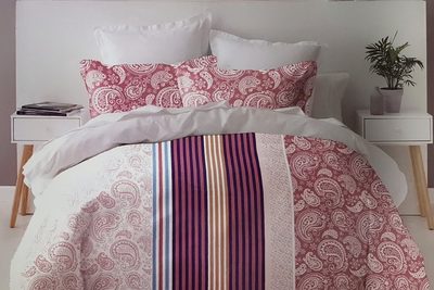 Lenjerie de Pat Bumbac 51209 C5 Pink/Blue